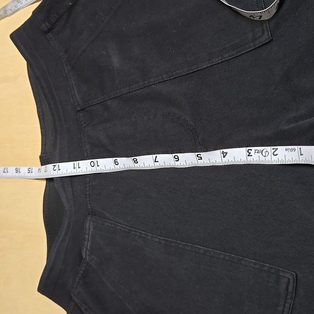 NWT Halara Flex Multiple Pockets Straight Leg Stretchy Cargo Jeans ML Tall Black - Picture 8 of 10